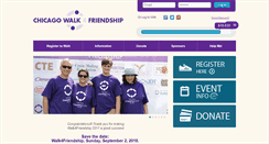 Desktop Screenshot of chicagowalk4friendship.com